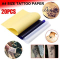 20Pcs Tattoo Stencil Paper Transfer Spirit Thermal Carbon Tracing Copier Kit Au V528-TATTOOPAPER-20PCS-450928