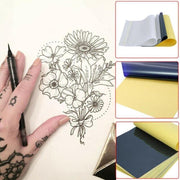 20Pcs Tattoo Stencil Paper Transfer Spirit Thermal Carbon Tracing Copier Kit Au V528-TATTOOPAPER-20PCS-450928