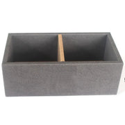 Double Compartment Tea Caddy Hotel Room Storage Organizer for Tea Bags Sugar V528-TEA-BOX-165-85-55-171240