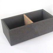 Double Compartment Tea Caddy Hotel Room Storage Organizer for Tea Bags Sugar V528-TEA-BOX-165-85-55-171240