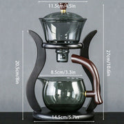 Glass Tea Set Household Set Transparent Teapot And Teacup Set Heat Resistant V528-TEA-SET-YHS-NOCUP-CXCJ-779372