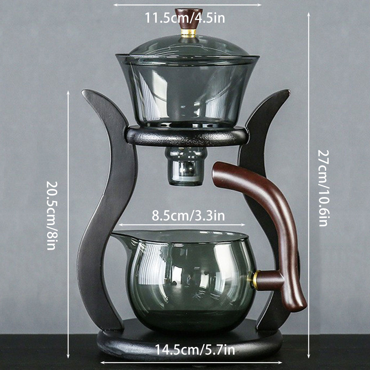 Glass Tea Set Household Set Transparent Teapot And Teacup Set Heat Resistant V528-TEA-SET-YHS-NOCUP-CXCJ-779372