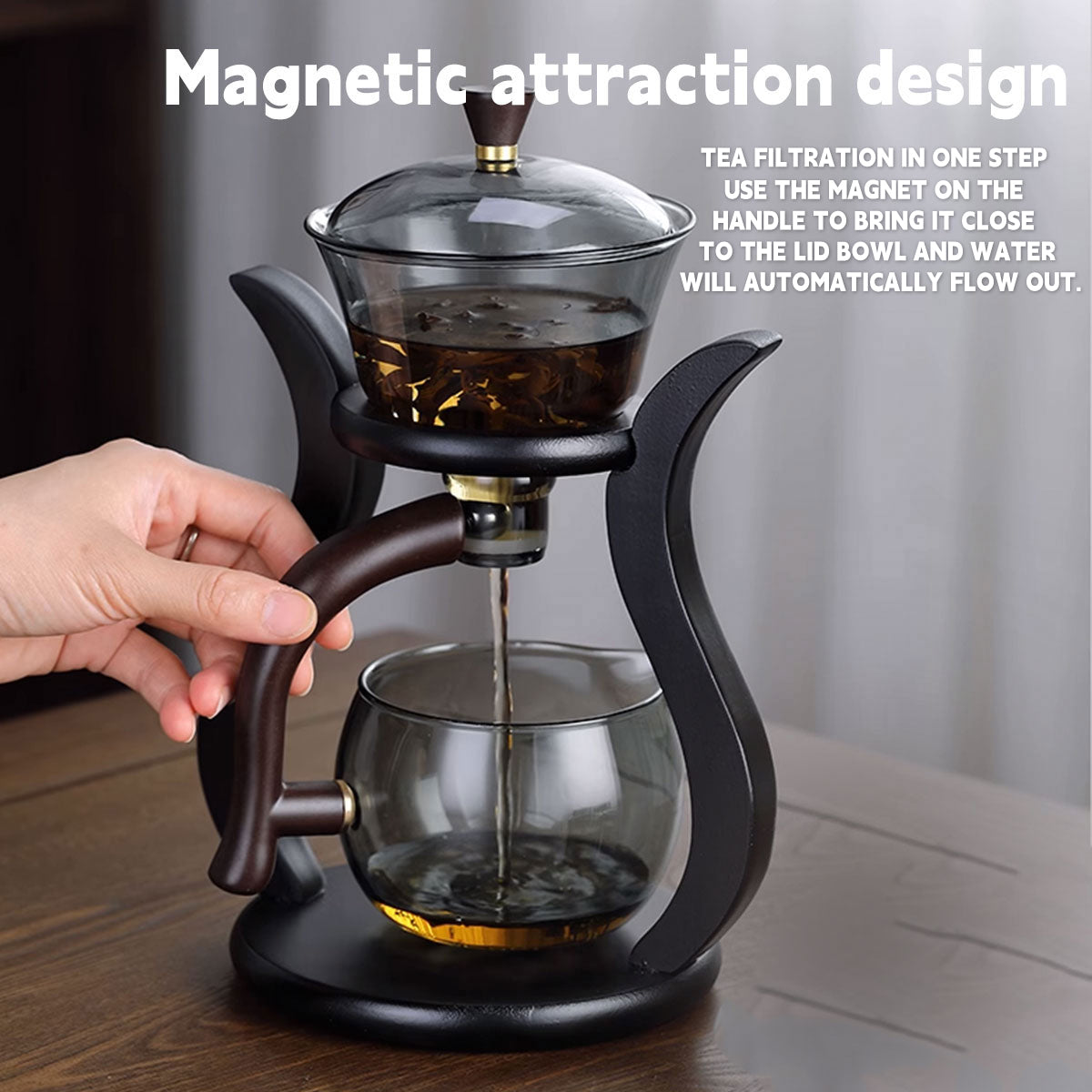 Glass Tea Set Household Set Transparent Teapot And Teacup Set Heat Resistant V528-TEA-SET-YHS-NOCUP-CXCJ-779372