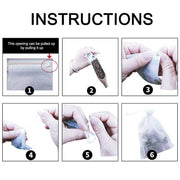 50PCS Empty Tea Filter Bags Drawstring Disposable Herb Spice Soup Pouches - 5x7cm V528-TEABAG-5-7-50PCS-03541