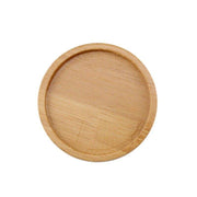 4x Round Bamboo Wooden Coaster Tea Coffee Drink Holders Pallet Beverage Mat Pad V528-TEAHOLDER-4PCS-205526