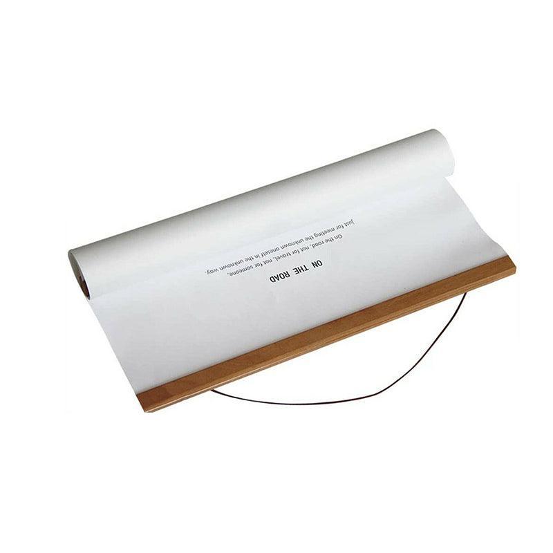 Teak Wooden Poster Frame 31-61cm Wall Art Scroll Hanger Picture Frame Clamp Holder - 51CM V528-TEAKWOODENHANGING-51CM-696309