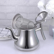 Thickened Stainless Steel Teapot Kettle With Strainer For Restaurant Hotel Use V528-TEAPOT-1L-156995