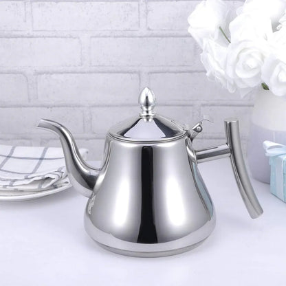 Thickened Stainless Steel Teapot Kettle With Strainer For Restaurant Hotel Use V528-TEAPOT-1L-156995