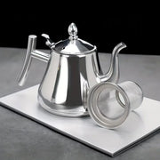 Thickened Stainless Steel Teapot Kettle With Strainer For Restaurant Hotel Use V528-TEAPOT-1L-156995