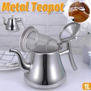 Thickened Stainless Steel Teapot Kettle With Strainer For Restaurant Hotel Use V528-TEAPOT-1L-156995