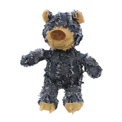 Puppy Squeaky Plush Toy Small Dog Chew Soft Bear Pet Companion - Purple-28cm V528-TEETHING-TOY-BEAR-PURPLE-28-405674