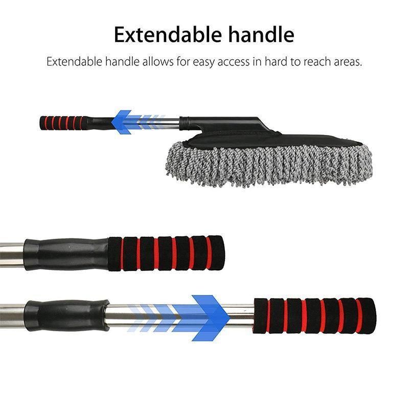 Car Wash Duster Brush Microfiber Telescopic Cleaning Tool for Vehicle Detailing V528-TELESCOPINGBRUSH-652002