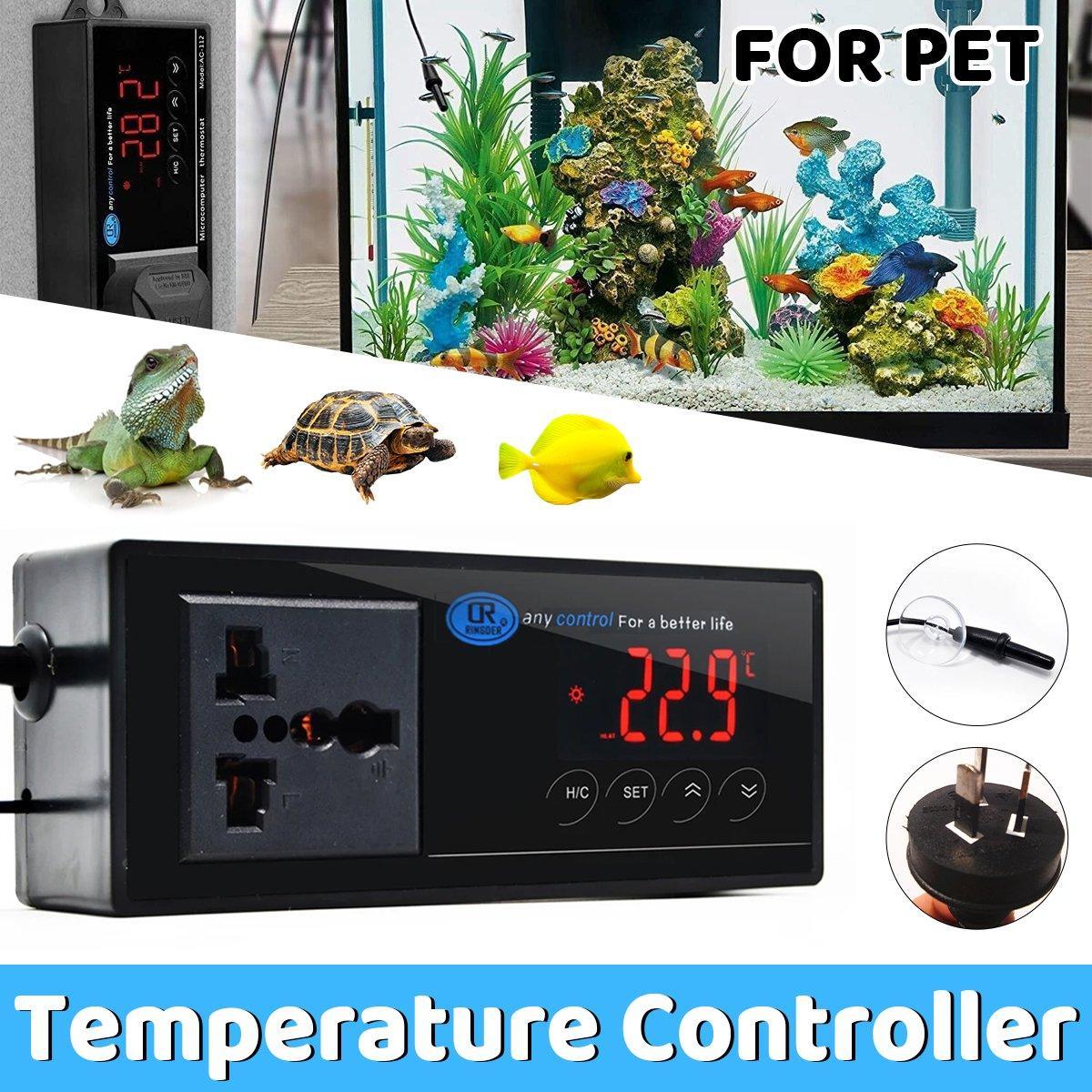 Aquarium Reptile Pet Thermostat Electronic Temperature Controller Power Strip V528-TEMPERATURE-CONTROLLER-456318