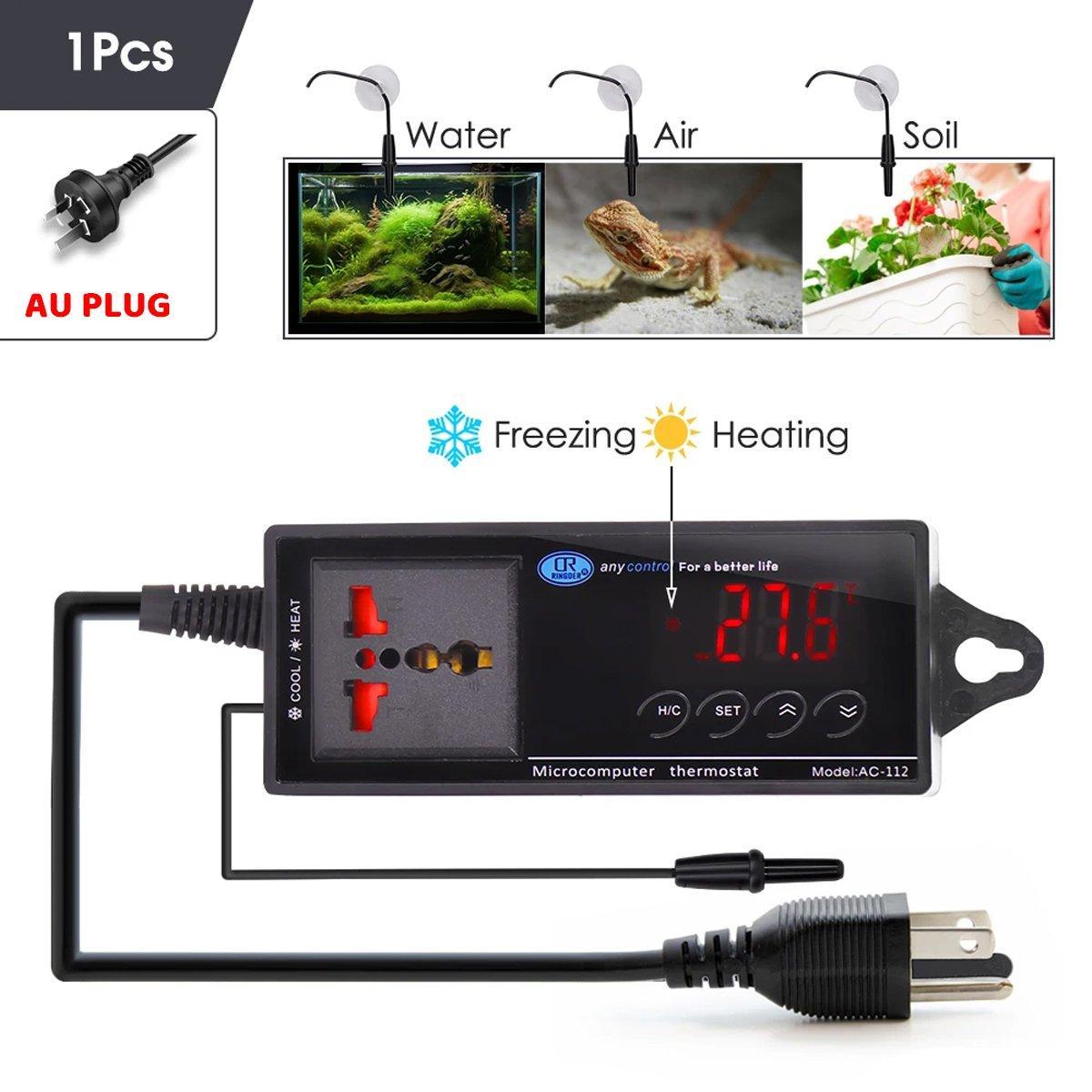 Aquarium Reptile Pet Thermostat Electronic Temperature Controller Power Strip V528-TEMPERATURE-CONTROLLER-456318