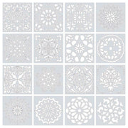 16 Pack Mandala Painting Stencils Drawing Dot Templates For Floor Wall DIY Decor V528-TEMPLATES-16PACK-9527536