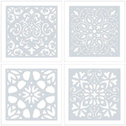 16 Pack Mandala Painting Stencils Drawing Dot Templates For Floor Wall DIY Decor V528-TEMPLATES-16PACK-9527536