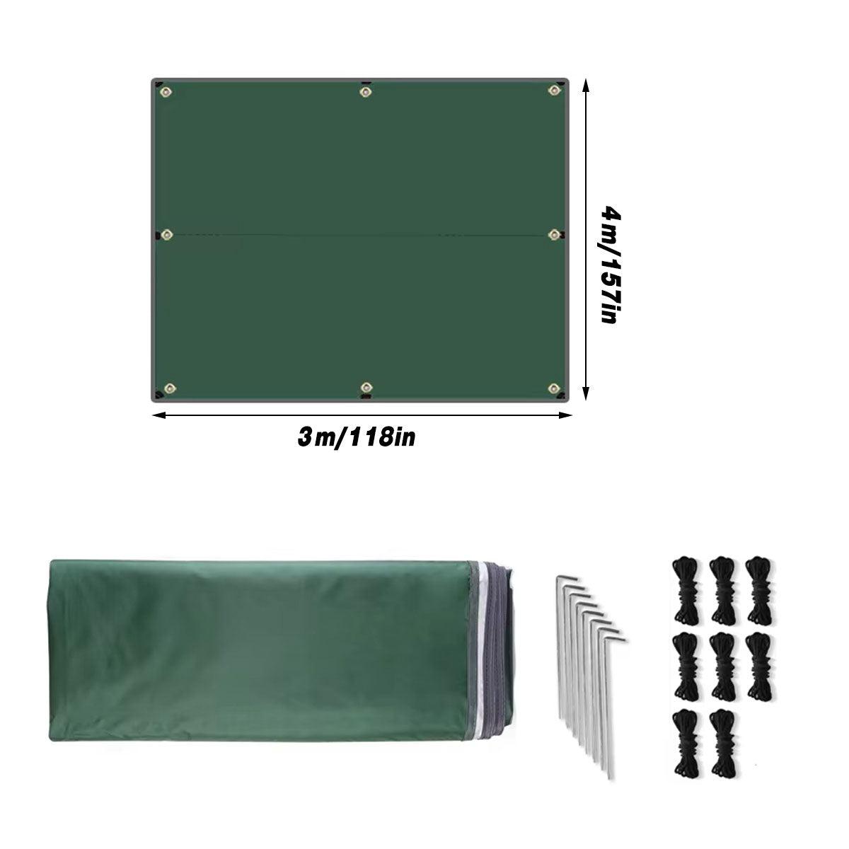 Portable Outdoor Camping Canopy Tent Sun Shelter Shade for Picnic Beach Events V528-TENT-CAMP-GREEN-283541