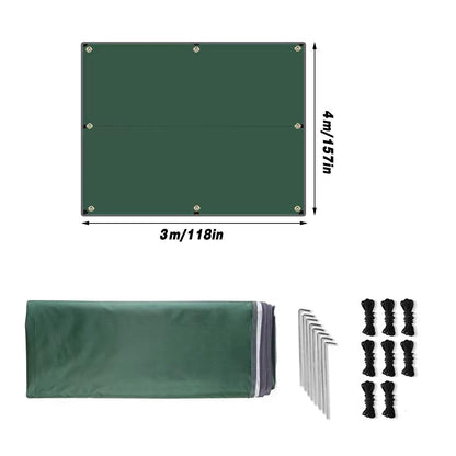 Portable Outdoor Camping Canopy Tent Sun Shelter Shade for Picnic Beach Events V528-TENT-CAMP-GREEN-283541