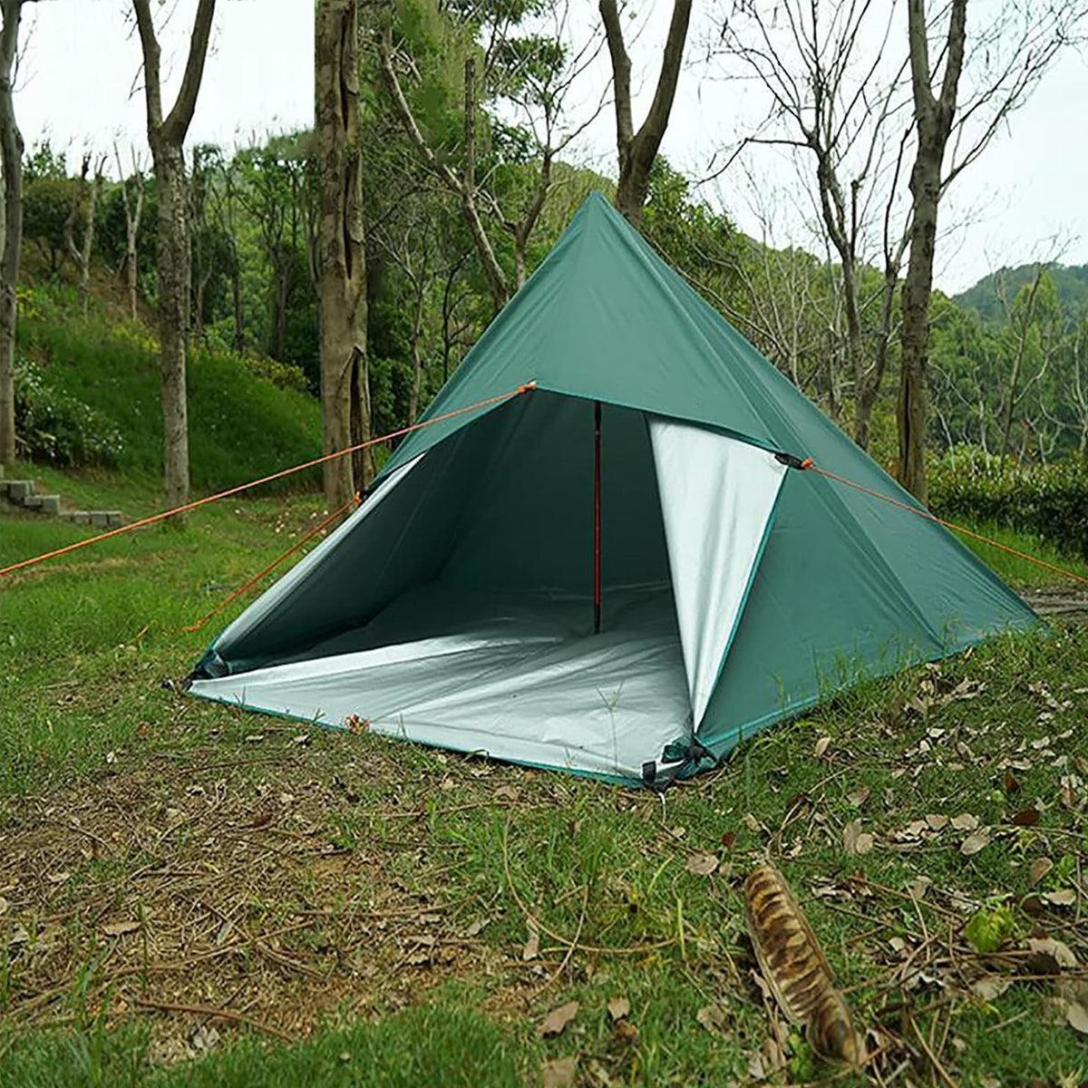 Portable Outdoor Camping Canopy Tent Sun Shelter Shade for Picnic Beach Events V528-TENT-CAMP-GREEN-283541