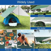 Portable Outdoor Camping Canopy Tent Sun Shelter Shade for Picnic Beach Events V528-TENT-CAMP-GREEN-283541