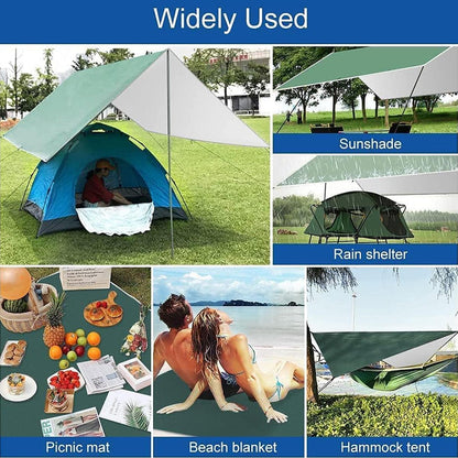 Portable Outdoor Camping Canopy Tent Sun Shelter Shade for Picnic Beach Events V528-TENT-CAMP-GREEN-283541