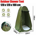 New Portable Pop Up Outdoor Camping Shower Tent ToiletPrivacyChange Room Au V528-TENT-GREEN-120CM-25903