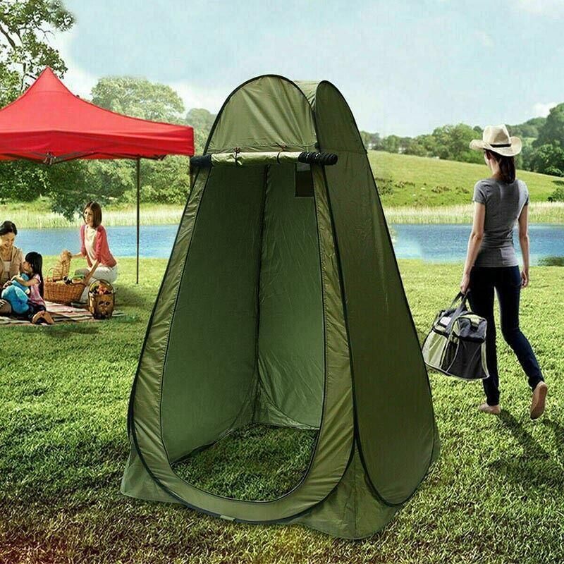 New Portable Pop Up Outdoor Camping Shower Tent ToiletPrivacyChange Room Au V528-TENT-GREEN-120CM-25903