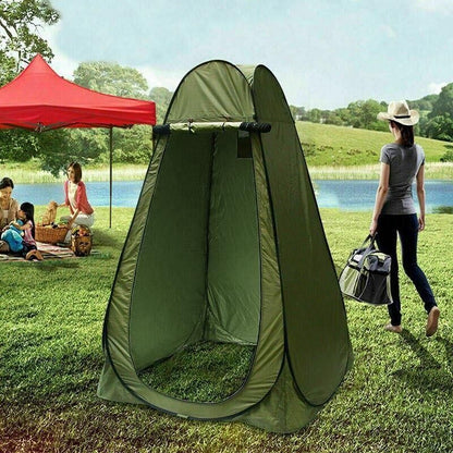 New Portable Pop Up Outdoor Camping Shower Tent ToiletPrivacyChange Room Au V528-TENT-GREEN-120CM-25903