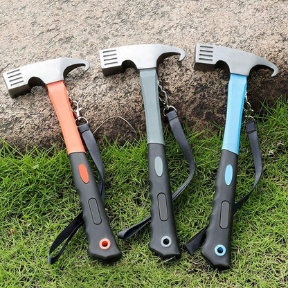 Outdoor Camping Hammer Tent Stake Puller Ground Hammer Heavy Duty Camping Tool - Blue V528-TENT-HAMMER-BLUE-698284