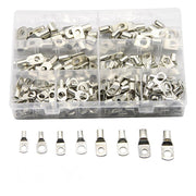 240Pcs 4WD Cable Lug Ring Battery Copper Tube Connector Kits Terminal Crimper - 240X SC4-SC25 Cable Lug V528-TERMINALCRIMPER-240PCS-955220