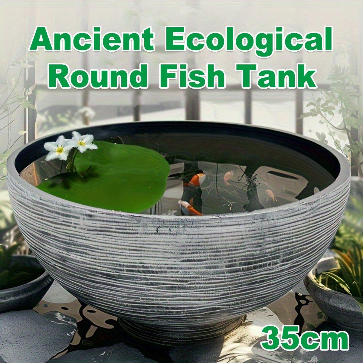 Ancient Fish Tank Lotus Flower Pot Water Lily Bowl Garden Decorative Planter V528-TERRARIUM-S-796746