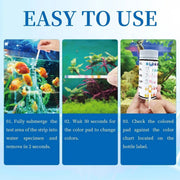 50pcs 6in1 Water Quality Test Strip for Fish Tank Aquarium Pool Accurate Testing V528-TEST-STRIP-415490