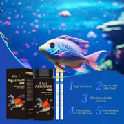 50pcs 6in1 Water Quality Test Strip for Fish Tank Aquarium Pool Accurate Testing V528-TEST-STRIP-415490