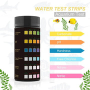 50pcs 6in1 Water Quality Test Strip for Fish Tank Aquarium Pool Accurate Testing V528-TEST-STRIP-415490