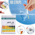 100pcs pH Test Strips 0-14 Alkaline Acid Litmus Kit for Urine Saliva Water V528-TESTSTRIP-65529
