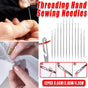 12PCS Easy Self Threading Hand Sewing Needles Assorted Sizes for DIY Stitching V528-THE-NEEDLE-CKK-12PCS-403592