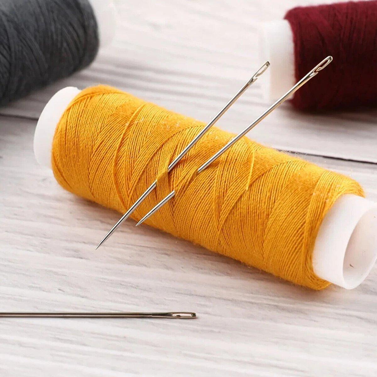 12PCS Easy Self Threading Hand Sewing Needles Assorted Sizes for DIY Stitching V528-THE-NEEDLE-CKK-12PCS-403592
