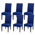 6X Stretch Chair Cover Seat Covers Spandex Washable Banquet Wedding Party Decora - Lake Blue V528-THECHAIR-BLUE-6PCS-324780