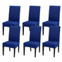 6X Stretch Chair Cover Seat Covers Spandex Washable Banquet Wedding Party Decora - Lake Blue V528-THECHAIR-BLUE-6PCS-324780