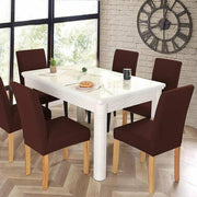 6X Stretch Chair Cover Seat Covers Spandex Washable Banquet Wedding Party Decora - Beige V528-THECHAIR-CREAM-6PCS-324780
