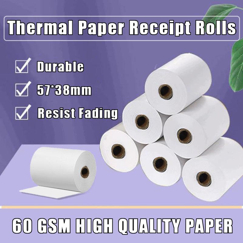 100PCS 57x38mm Thermal Paper Rolls Bulk for Eftpos POS Cash Receipt Printers V528-THERMALPAPER-57-40-9988454
