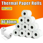 50 Rolls 80X80mm Thermal Paper Cash Register Receipt Roll V528-THERMALPAPER-80-80-96654
