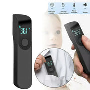 Digital Ir Thermometer Baby Forehead Body Temperature Gun Finger Pulse Oximeter V528-THERMOGRAPH-BLACK-46511