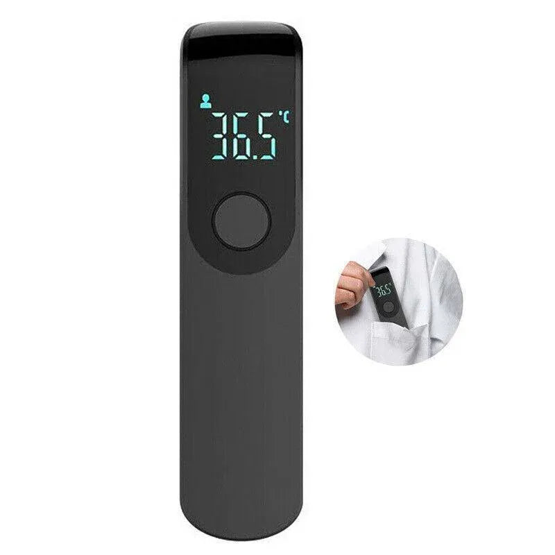 Digital Ir Thermometer Baby Forehead Body Temperature Gun Finger Pulse Oximeter V528-THERMOGRAPH-BLACK-46511