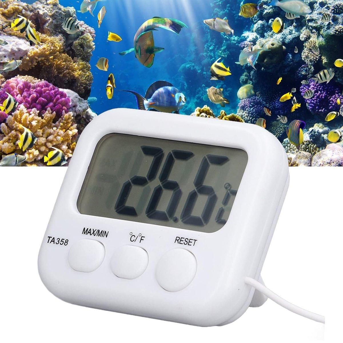 Digital Thermometer with Probe for Refrigerator Fish Tank Aquarium Temperature V528-THERMOMETER-TA-609253