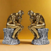 Resin Sculpture Home Decor Ornament Tabletop Figurine Modern Decorative Statue V528-THINKER-GOLD-186641