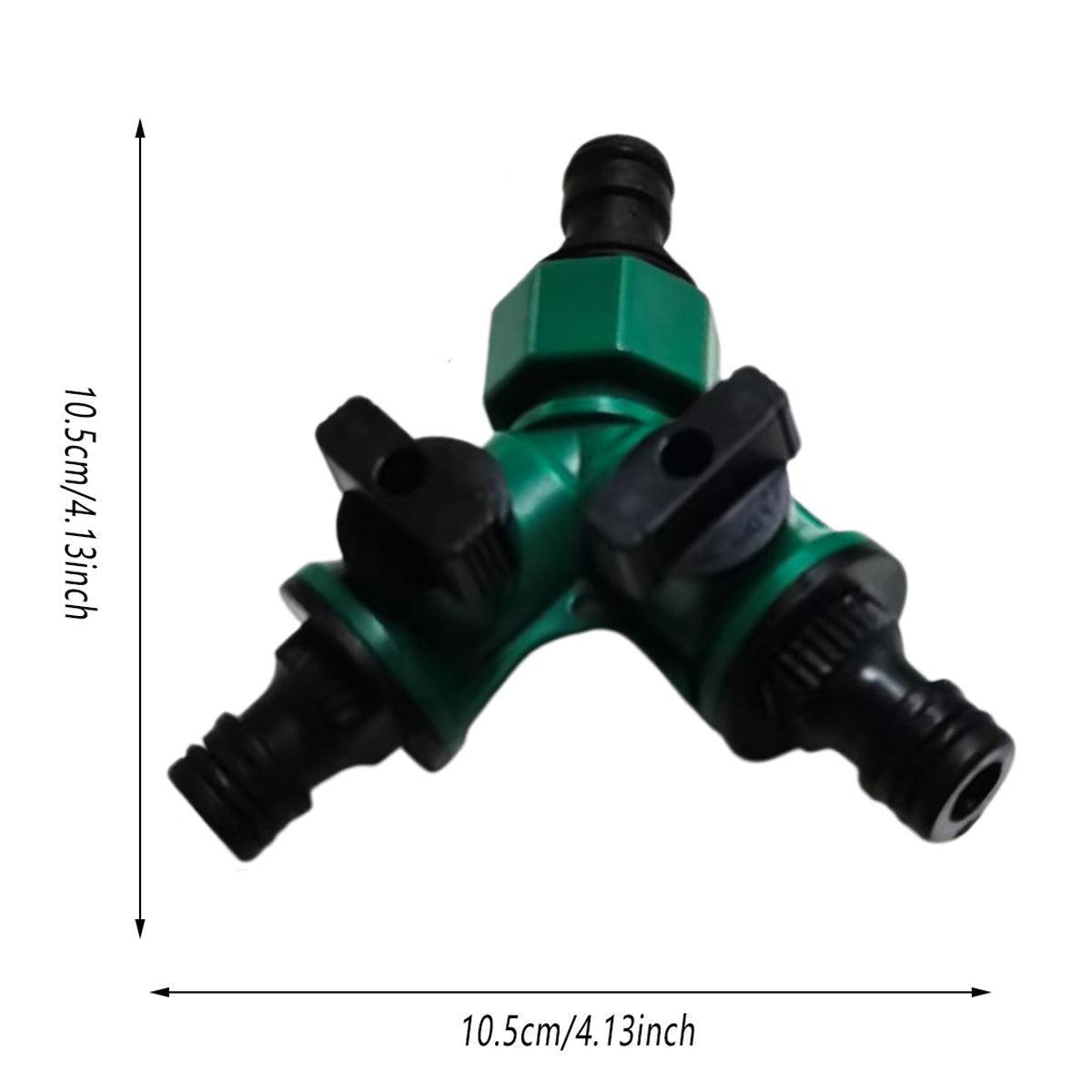 3PCS Versatile 2 Way Garden Hose Splitter Y Shape Water Pipe Connector Diverter V528-THREE-WAY-SHUNT-3PCS-962051
