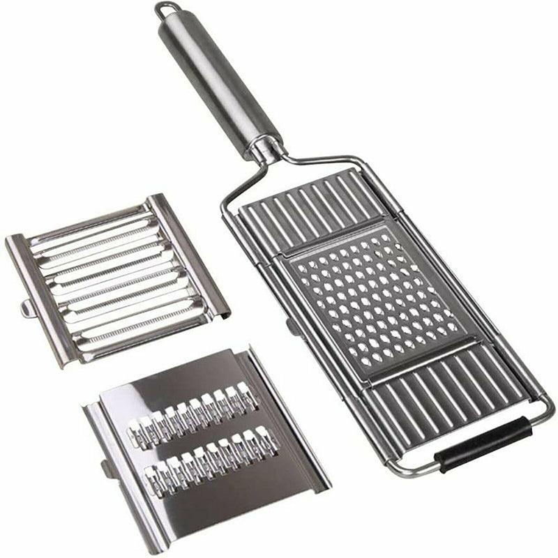 Multi-Purpose Vegetable Slicer Peeler Stainless Steel Grater Shredder Cutter V528-THREEKNIVES-545224