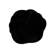 Three-Strand Braided Round Pillow Sofa Cushion Decorative Pillow for Living Room - Black V528-THROW-PILLOW-14CM-BLACK-799032