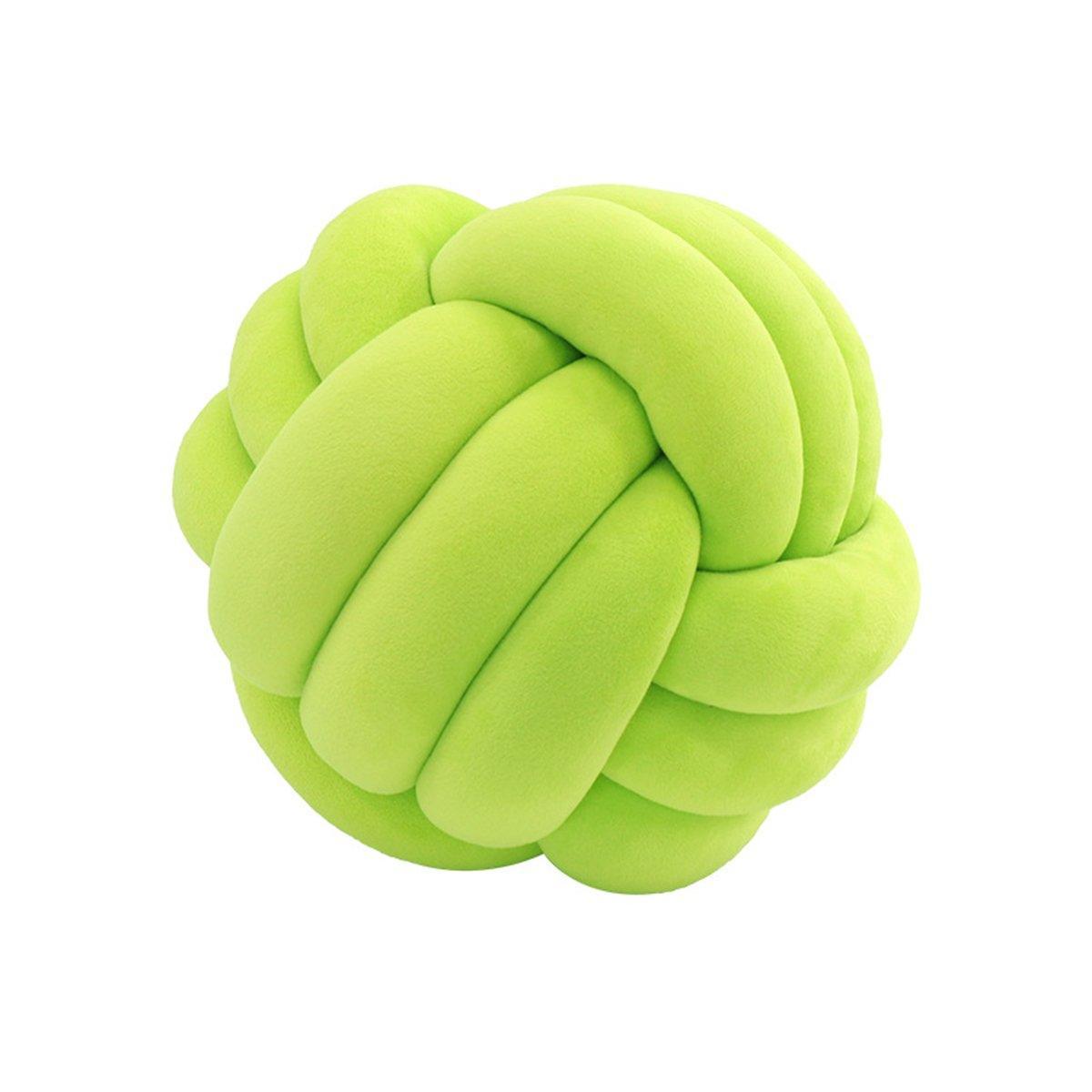 Three-Strand Braided Round Pillow Sofa Cushion Decorative Pillow for Living Room - Black V528-THROW-PILLOW-14CM-BLACK-799032